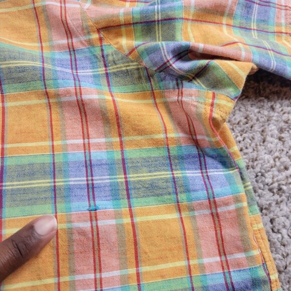 Polo Ralph Lauren Shirt Mens 2XL Colorful Button Up Plaid Colorful Lightweight - Picture 3 of 9